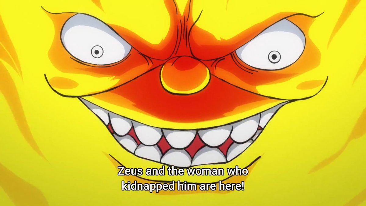 jo ; wano arc on Twitter "LOL ZEUS HIDING BEHIND NAMI"