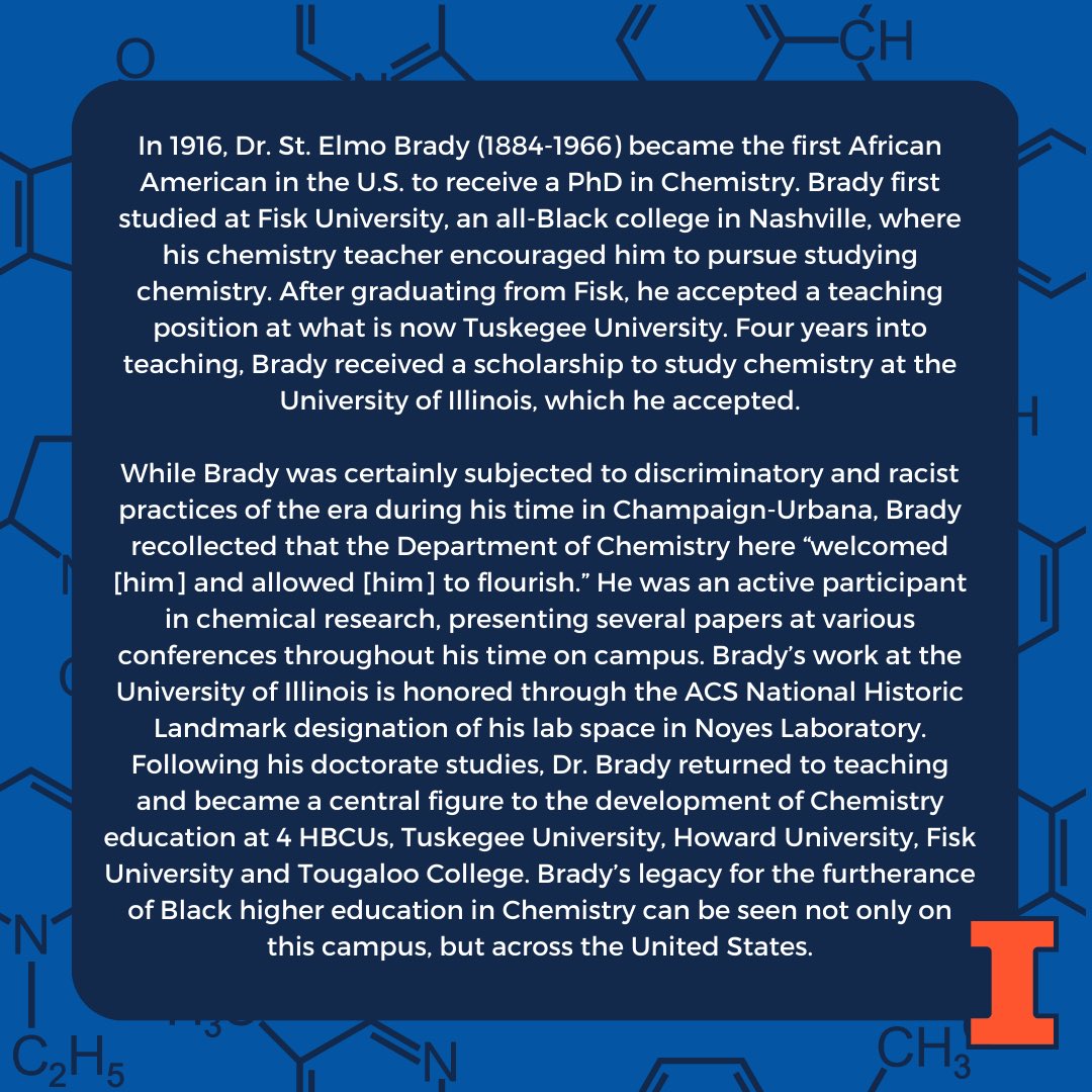 History at Illinois on Twitter "Dr. St. Elmo Brady was the first Black