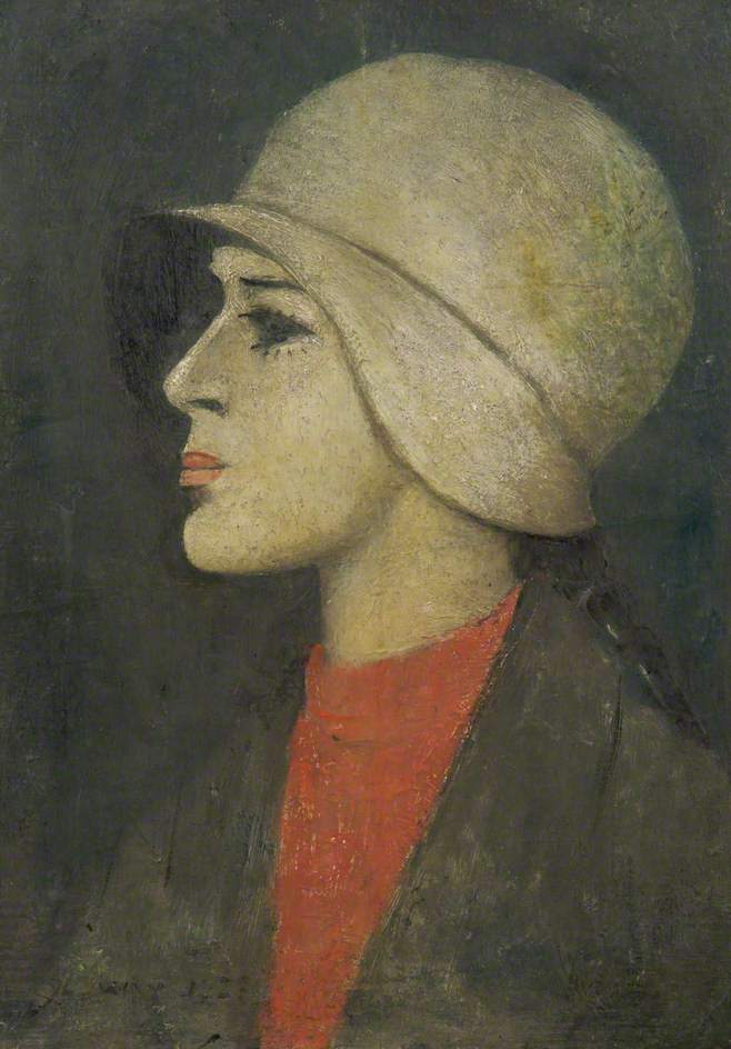 L. S. Lowry on Twitter "Girl in a Cloche Hat, 1927 lowry lslowry