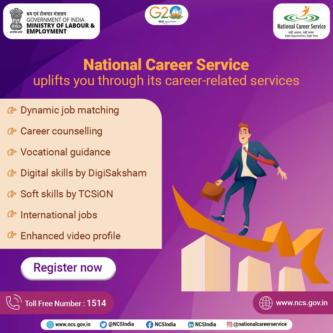 National Career Service India on Twitter "The National Career Service leads jobseekers to