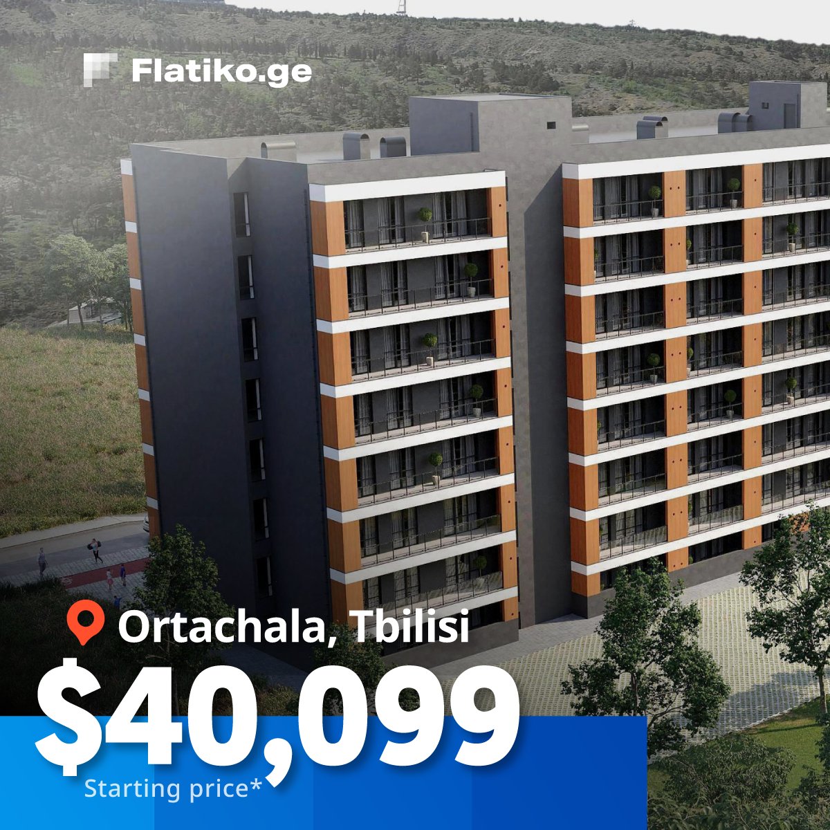 Real Estate in 🇬🇪 on Twitter "🏢1Bedroom 46.9 m² — Monolith