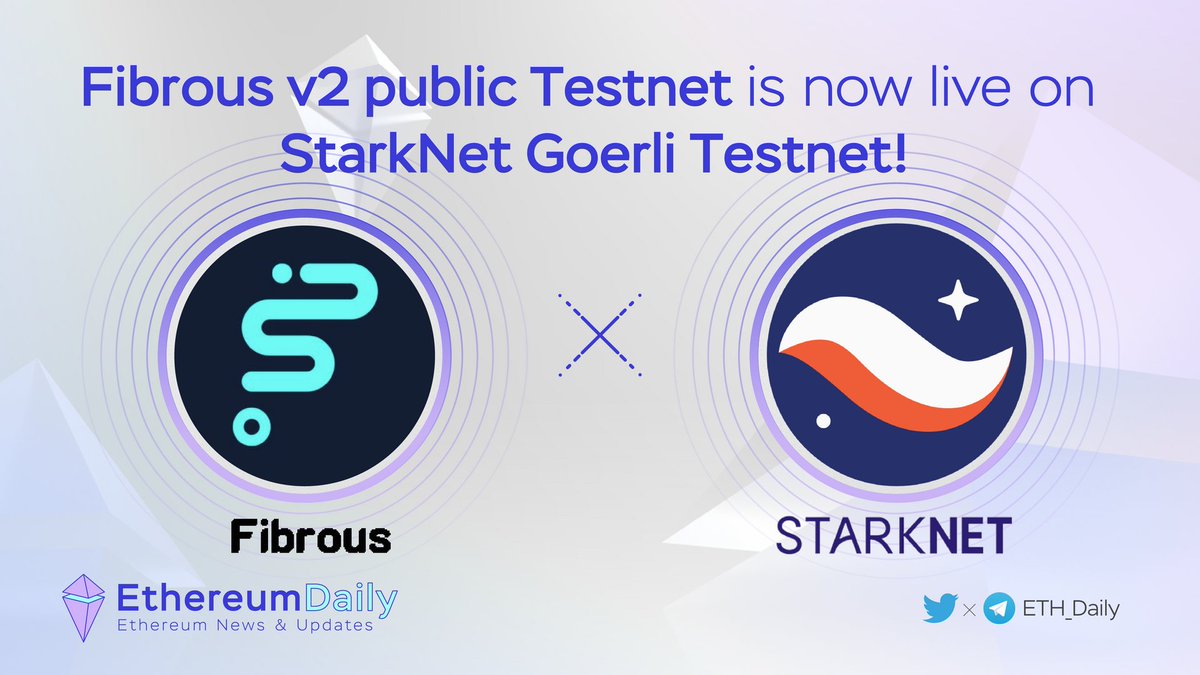 MasterClass on Twitter "RT ETH_Daily 🥁 FibrousFinance v2 is now