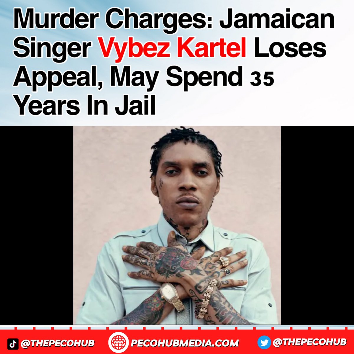 PECOHUB MEDIA ️ on Twitter "Murder Charges Jamaican Singer Vybez