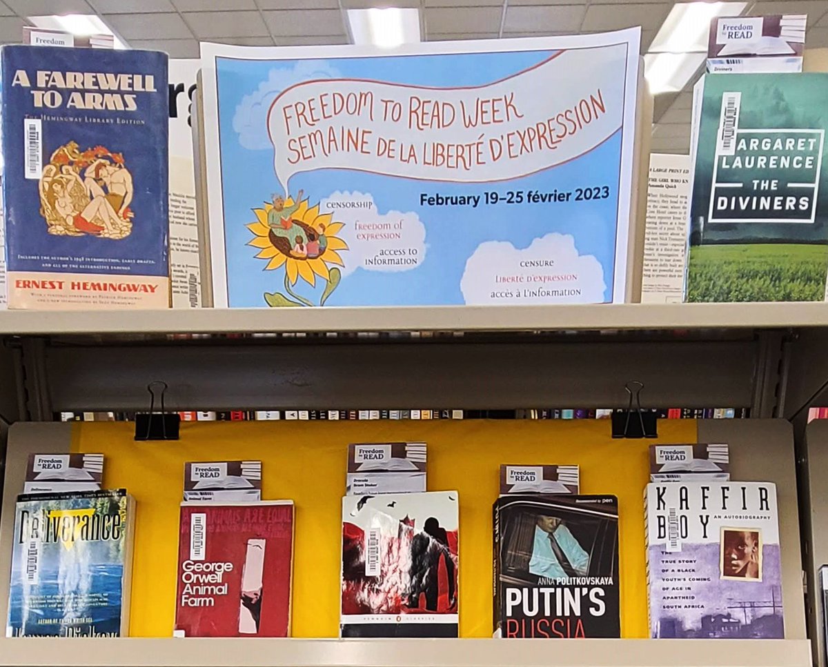 Winnipeg Public Library on Twitter "Check out the Freedom to Read Week