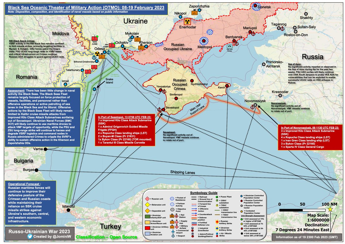 Jomini of the West on Twitter "10/ Ukraine OTMO. The Black Seas Fleet remains focused on force