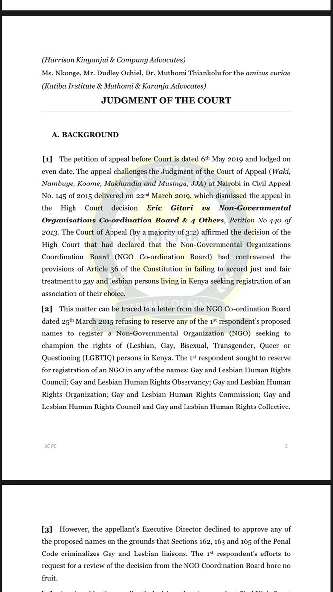 Wakiune. on Twitter "I share similar opinion with Justice Mohammed K