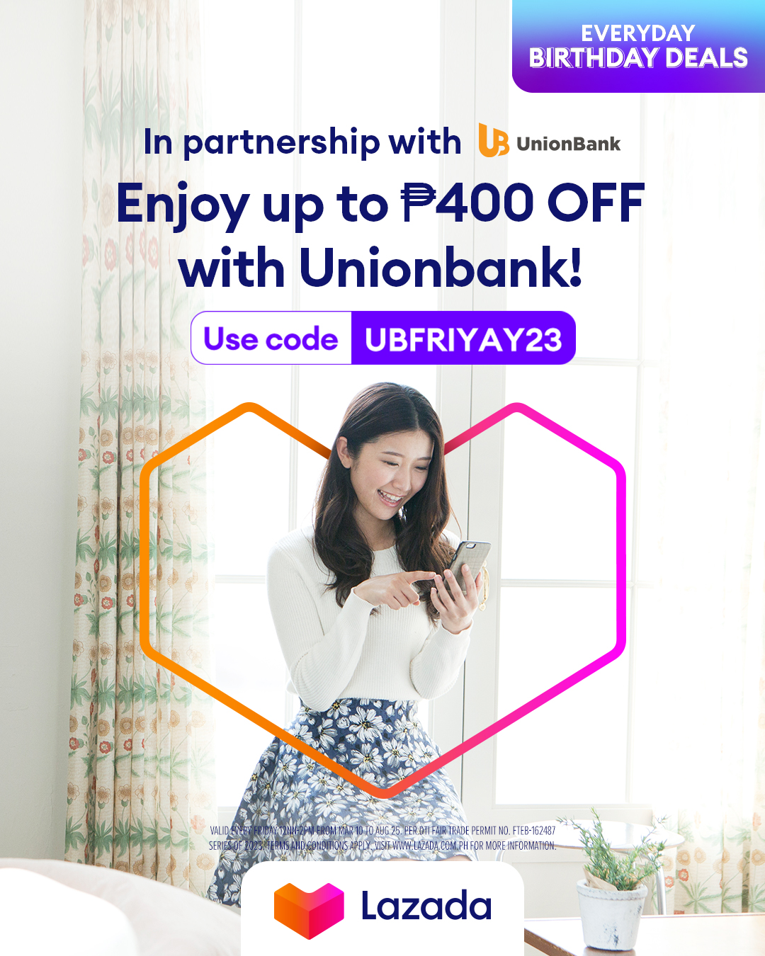 Lazada Philippines on Twitter "Make checkouts with Unionbank your new Friday habit!😉 Use code