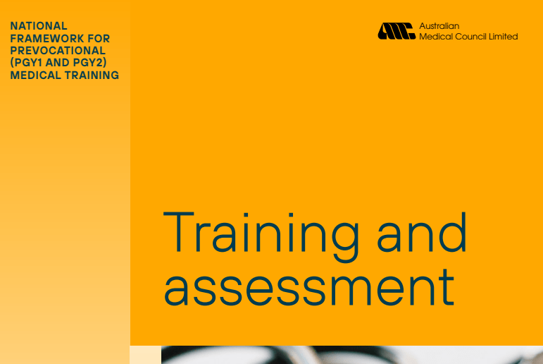 Notes on the Australian Medical Council (AMC) National Framework for