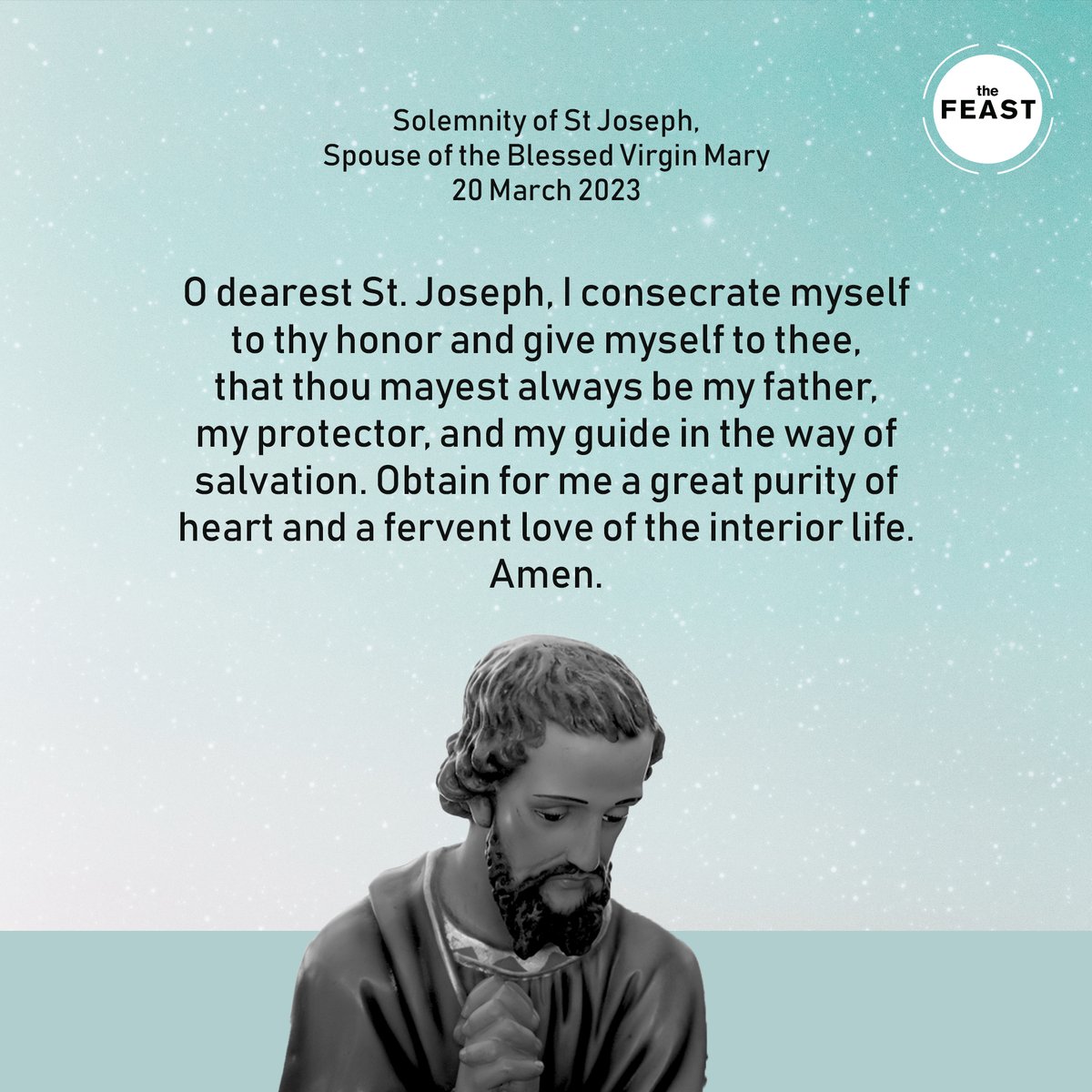 The Feast on Twitter "St. Joseph is invoked as a patron for many