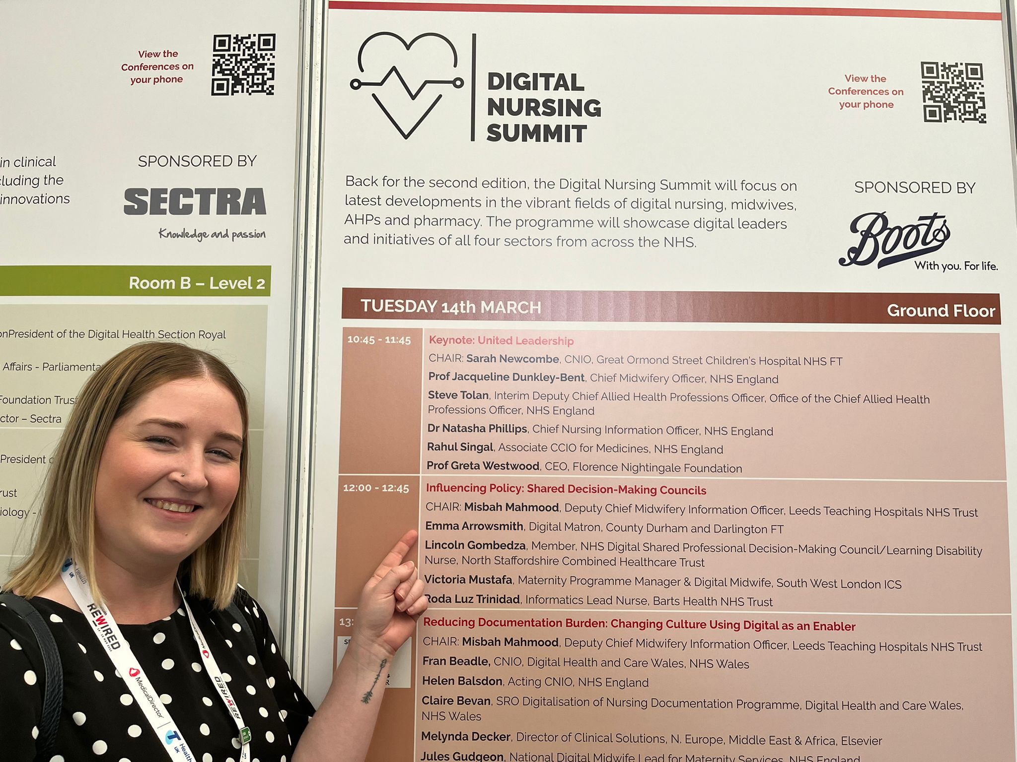 NHS CNIO England on Twitter "Here's Emma reflecting on her appearance