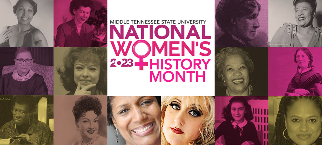 MTSU History on Twitter "National Women’s History Month at MTSU theme