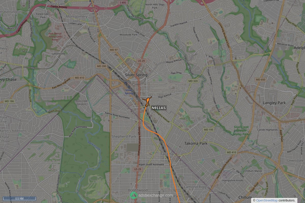 Police Overhead on Twitter "DC Metropolitan Police N911AS (AS50) was spotted near Takoma Park
