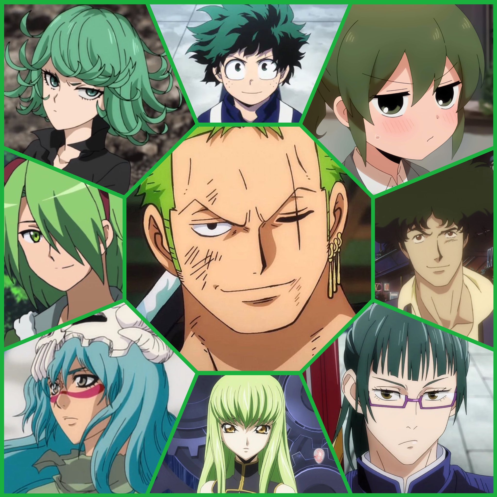 Update 73+ green hair anime characters male super hot in.cdgdbentre