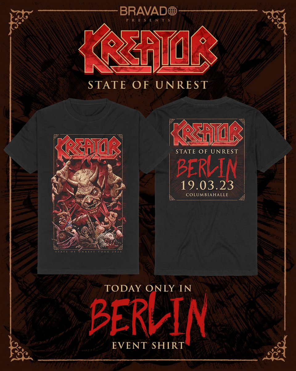 MetalTitans on Twitter "RT kreator This evening for our Hordes of