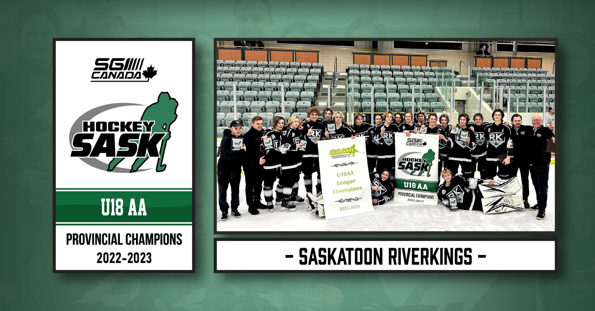 Hockey Saskatchewan on Twitter "🏆🏒 sgicanada PROVINCIAL CHAMPIONS 🏒🏆 DIVISION ️Under18 AA