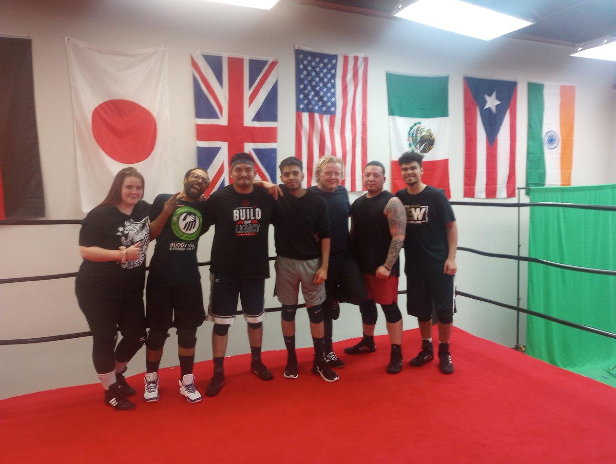 3 Legacies Wrestling on Twitter to the new Beginners Class