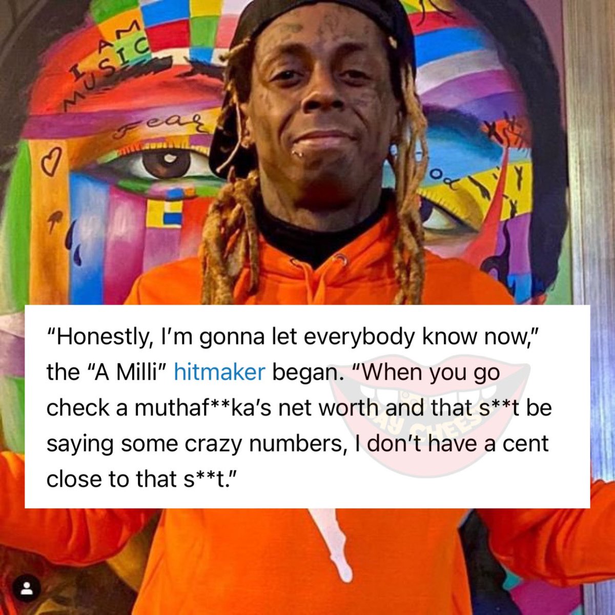 SAY CHEESE! 👄🧀 on Twitter "Lil Wayne jokingly disputes his 150