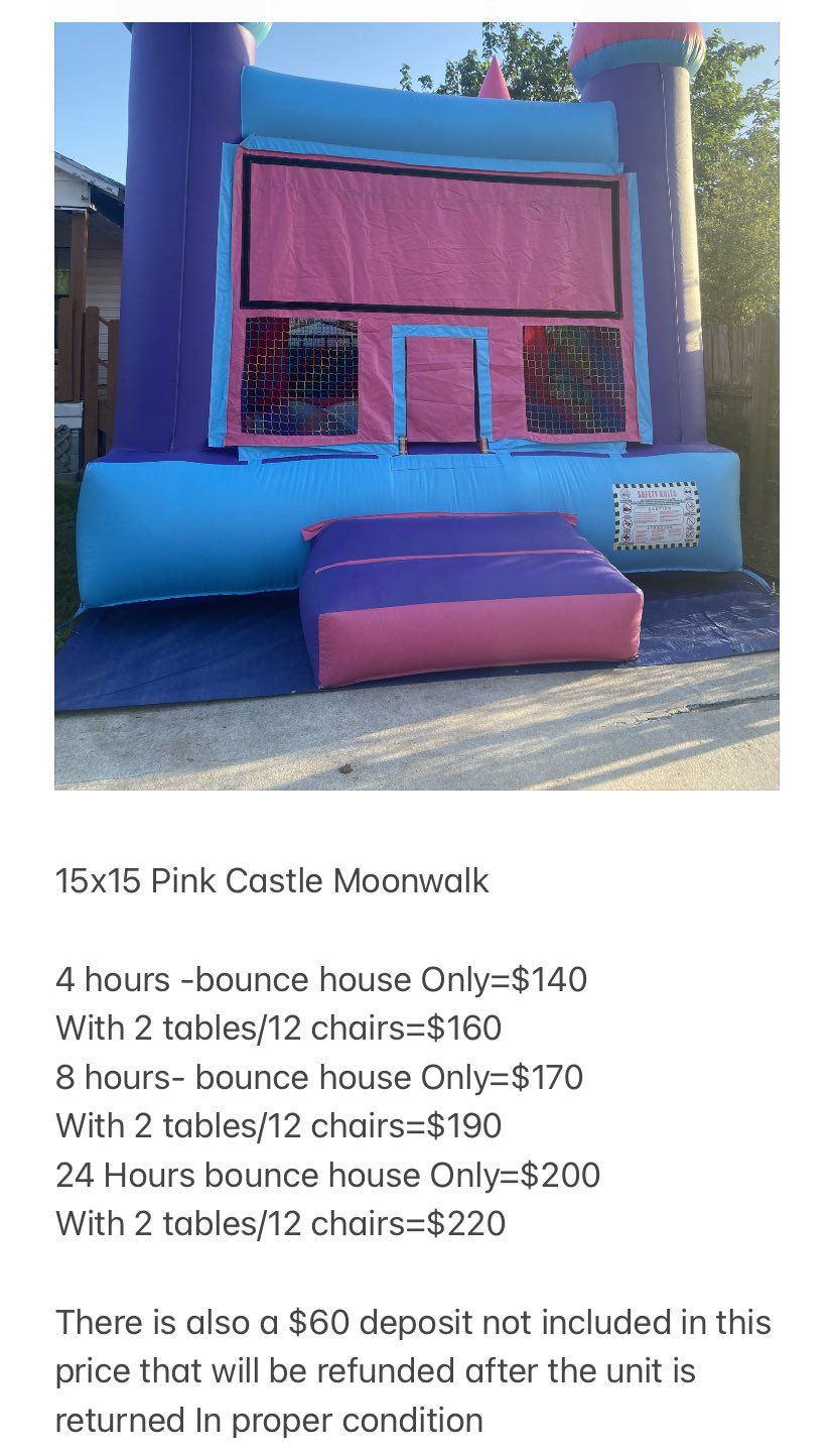 R2R Moonwalk and Party Rentals, LLC on Twitter "Kick off the season