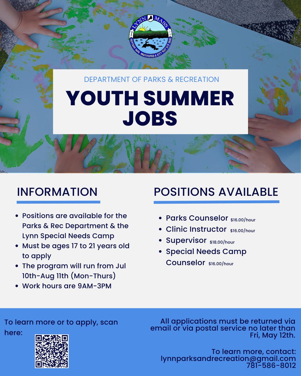 City of Lynn on Twitter "Calling all Lynn youth! 📣 Applications are