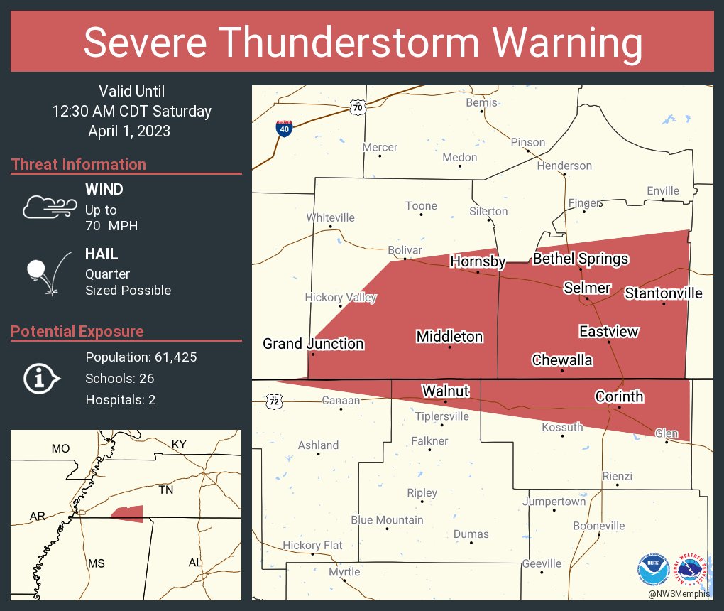 NWS Severe Tstorm on Twitter "Severe Thunderstorm Warning including