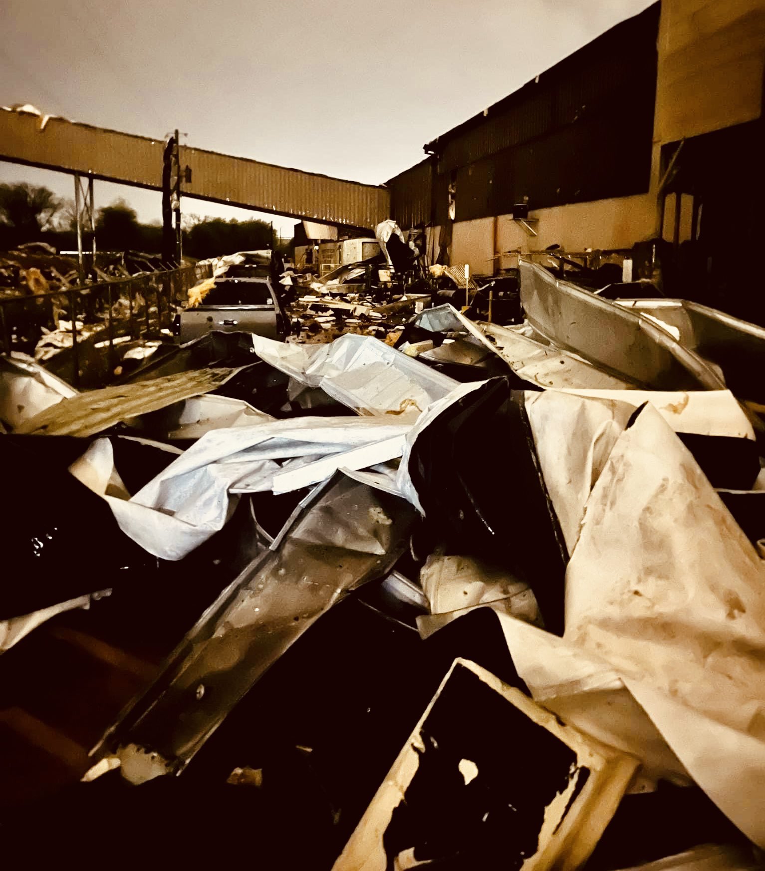 Mississippi Sports on Twitter "Lots of damage to roof, building and