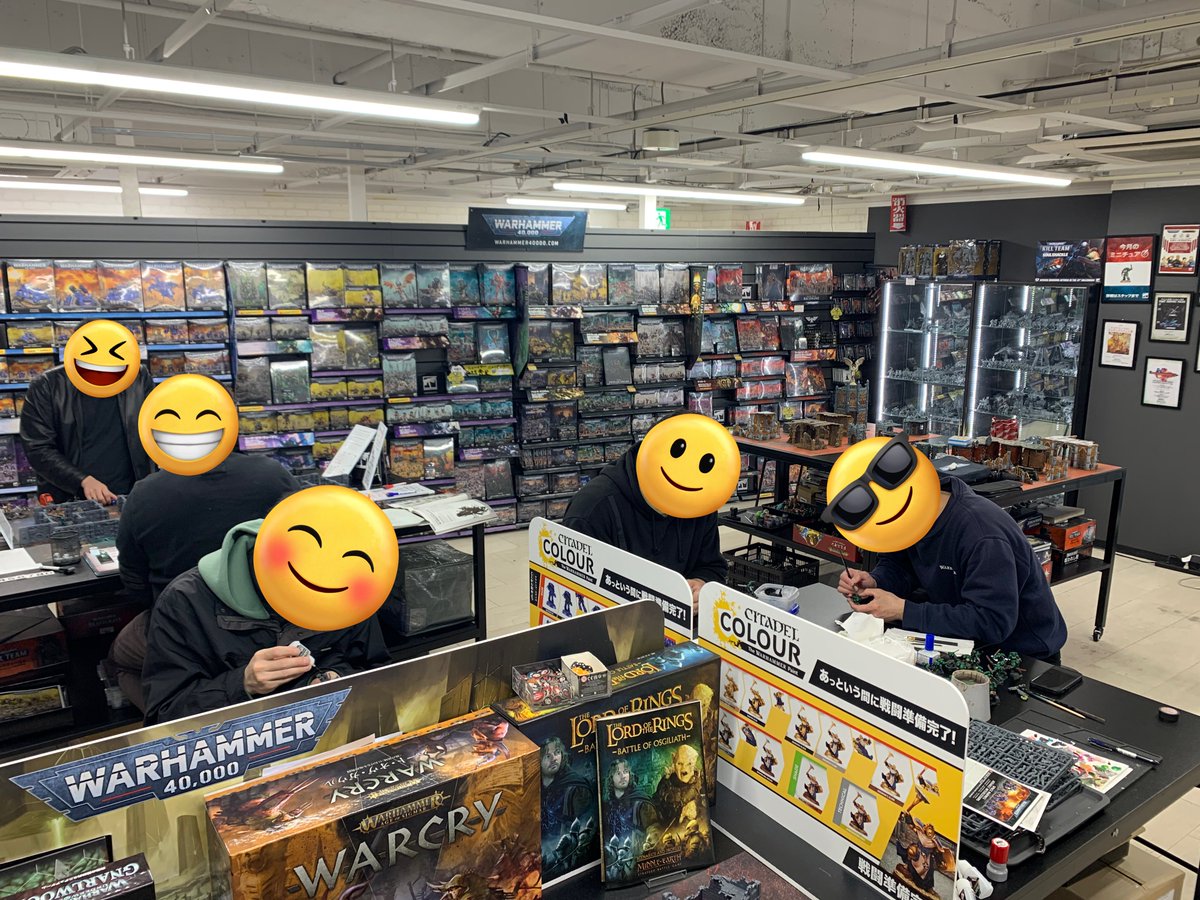 ウォーハンマーストア立川 on Twitter "ペイントステーションも絶賛稼働中ー！！ ウォーハンマーホビーをスタートした友達をサポートし
