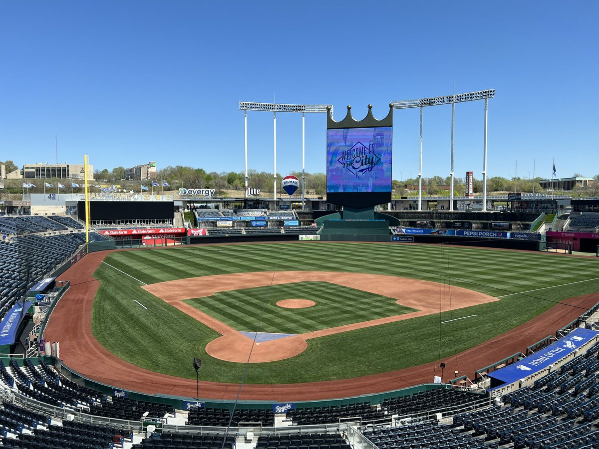 Jason Daniel Hicks on Twitter "RT JaredSandler Kauffman Stadium opened in 1973 and was the