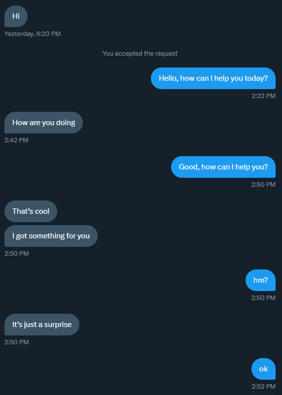 💫𝕿𝖗𝖆𝖘𝖍 𝕯𝖊𝖒𝖔𝖓💫🔜FurEh! on Twitter "Ah yes, scammers ahoy! Loose