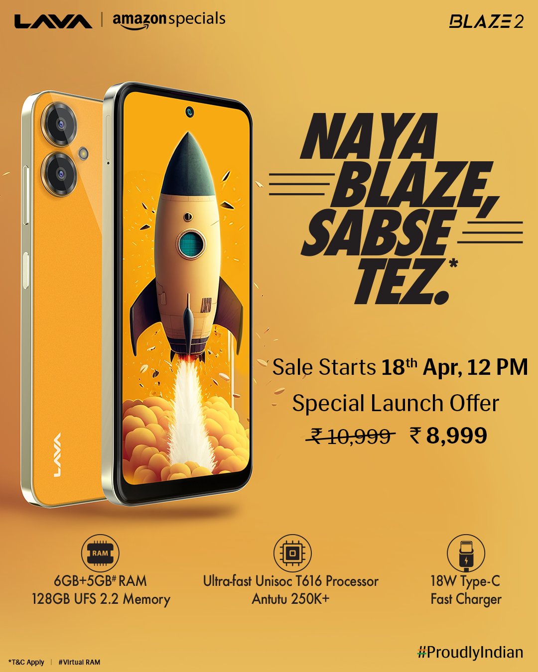 Lava Mobiles on Twitter "Blaze 2 Naya Blaze Sabse Tez* with Super