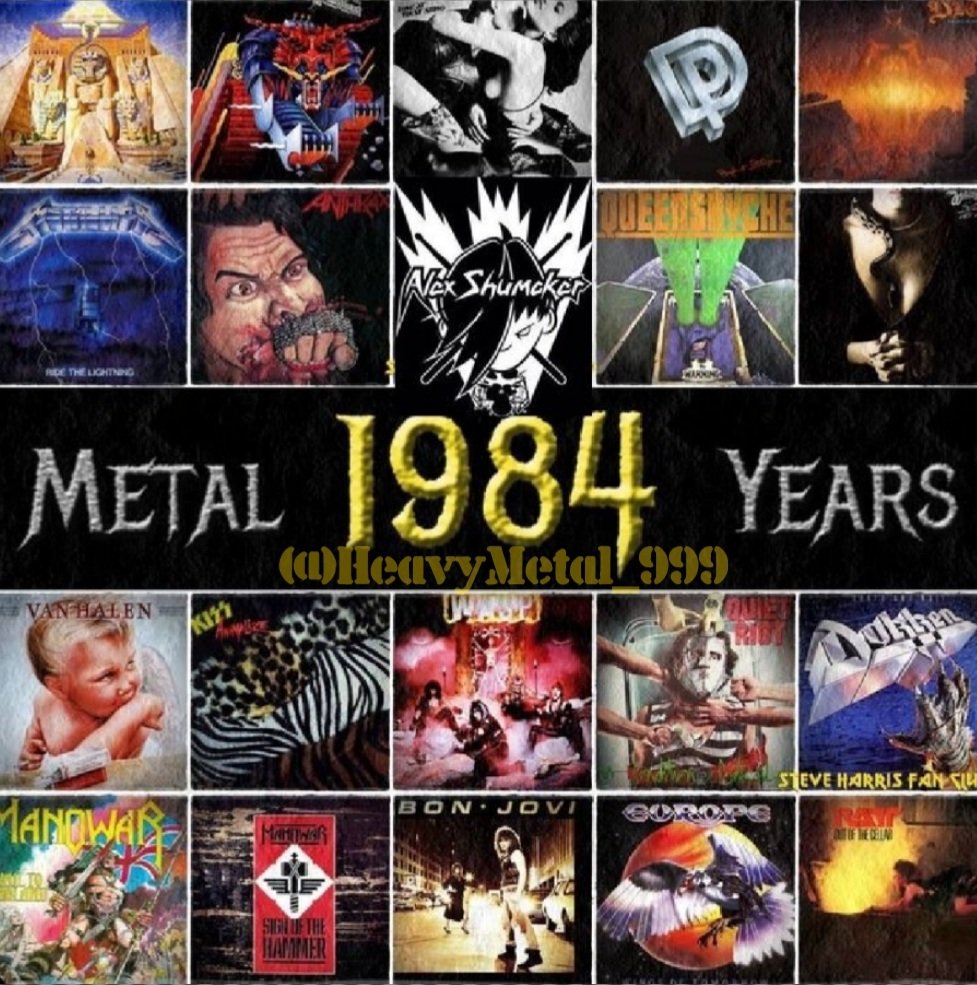 𝑯𝑬𝑨𝑽𝒀 𝑴𝑬𝑻𝑨𝑳Ⓒ on Twitter "What is your favorite album from 1984?"