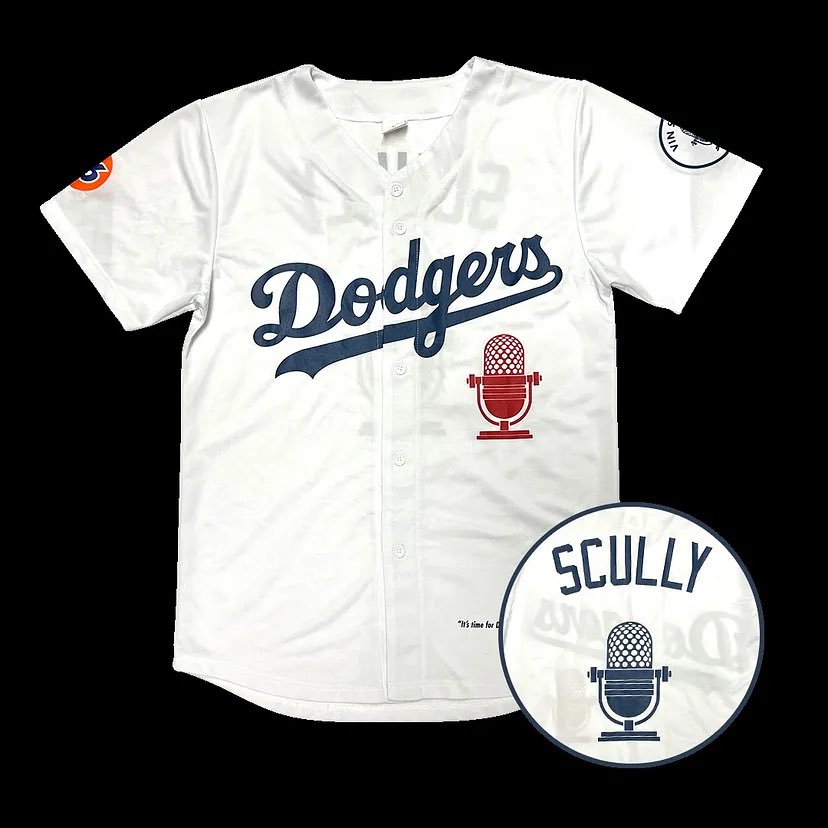 Announcer Schedules on Twitter "Vin Scully jersey giveaway at Dodger