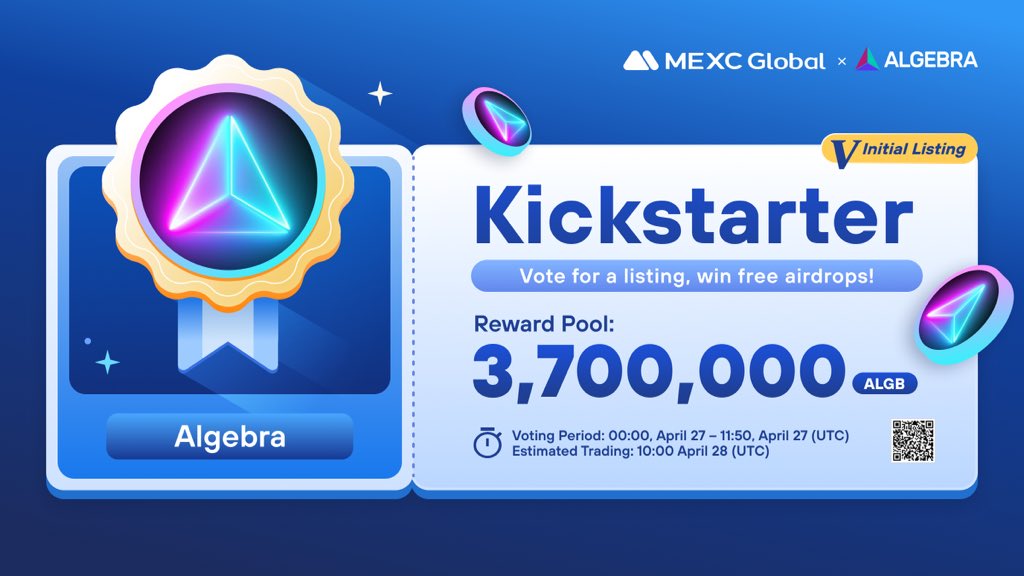 MEXC Global on Twitter "The CryptoAlgebra Kickstarter is coming to 