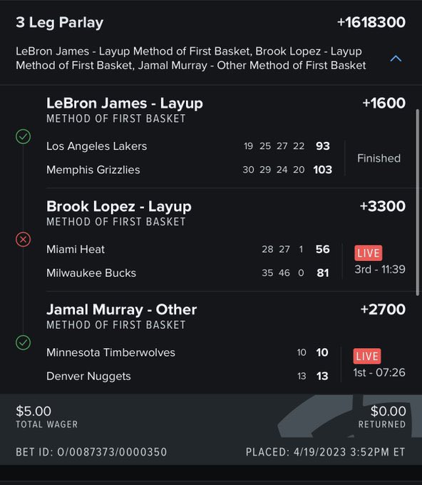 br_betting on Twitter "Crying and throwing up everywhere. Could have