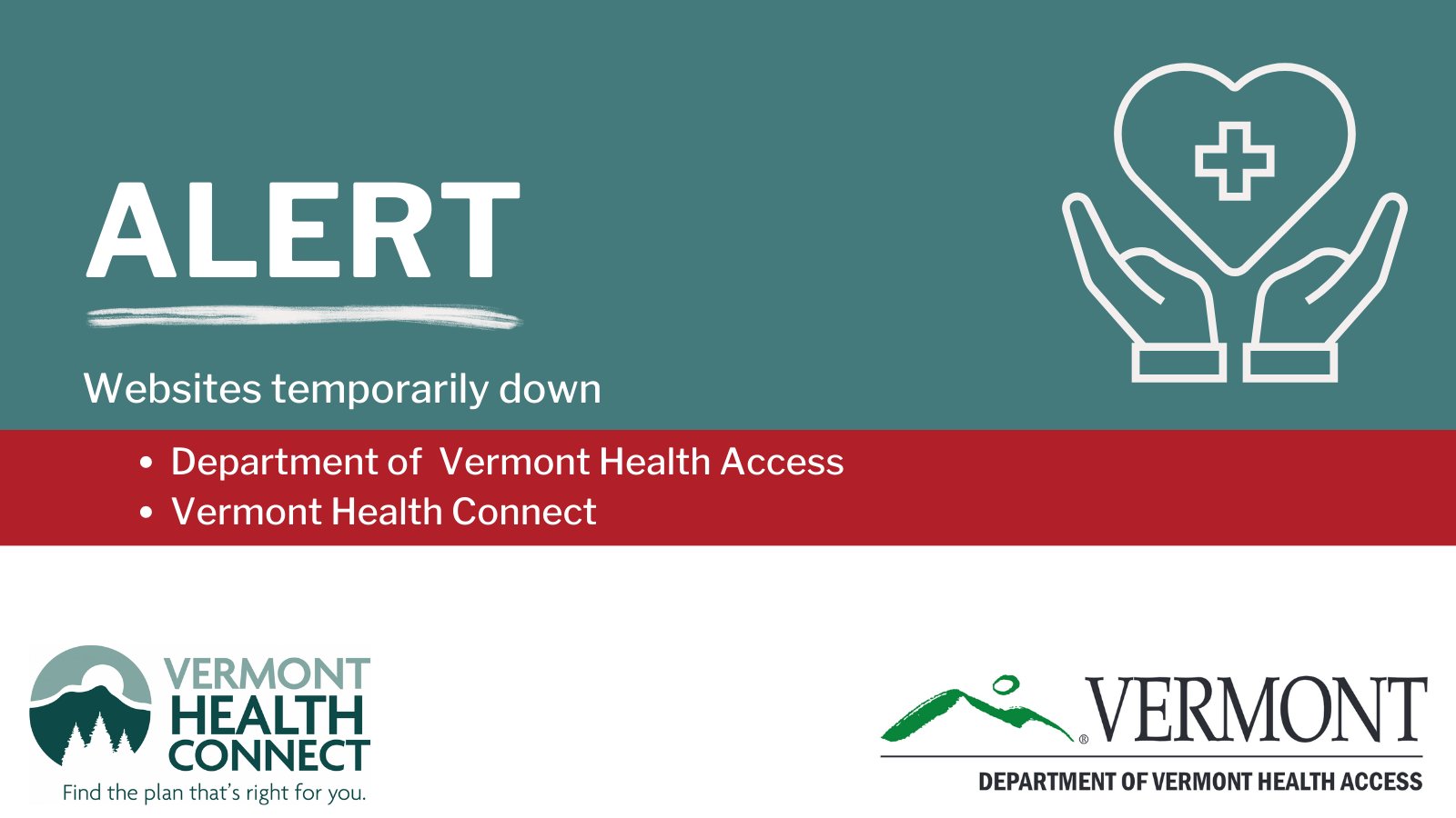VT Health Connect on Twitter "State of Vermont websites, including VHC