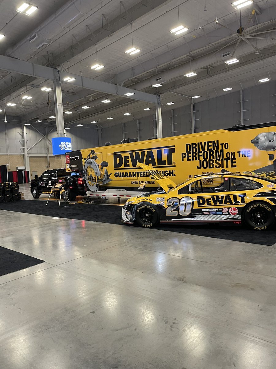 NASCAR Show Cars on Twitter "See the 20 Dewalt Showcar today at the