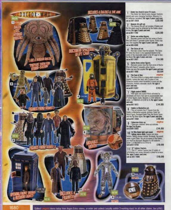 TARDIS Time on Twitter "did you ever get an Argos catalogue with doccy