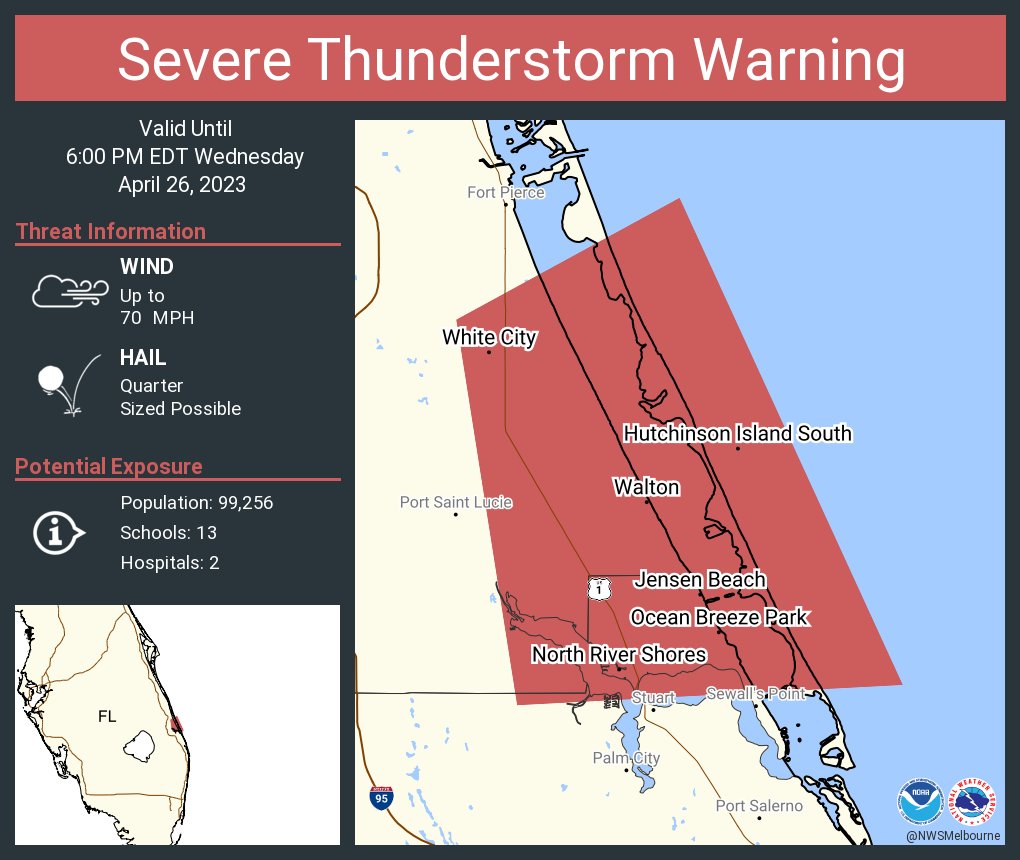 NWS Severe Tstorm on Twitter "Severe Thunderstorm Warning continues