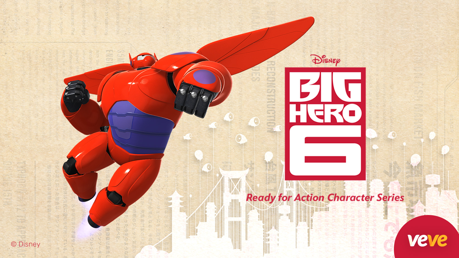 VeVe Digital Collectibles on Twitter "Hiro, Baymax, and Fred each