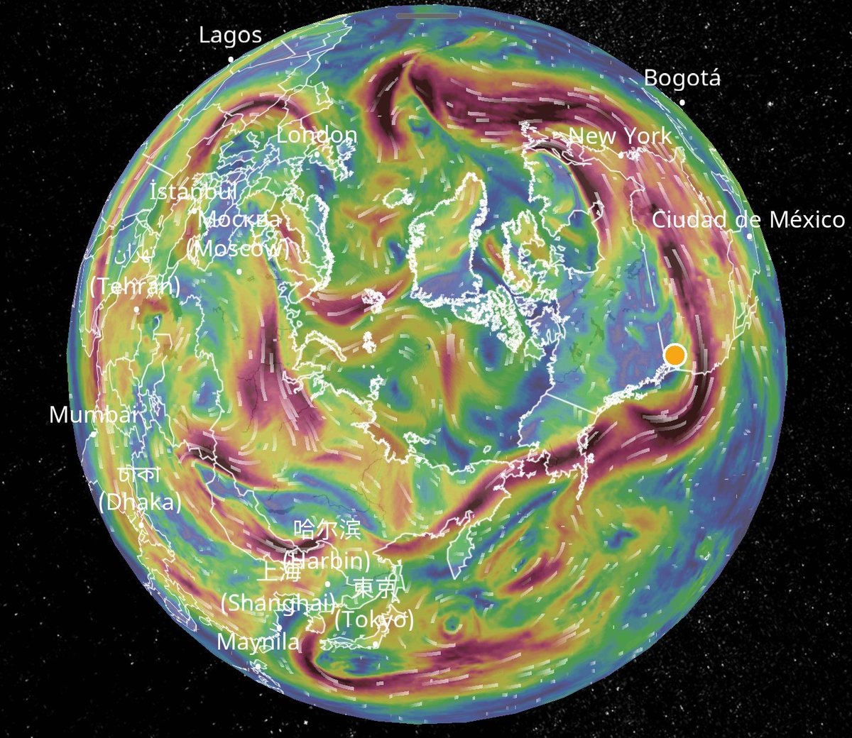 tmallard on Twitter "Earth can't use jetstreams to cool in winter seas