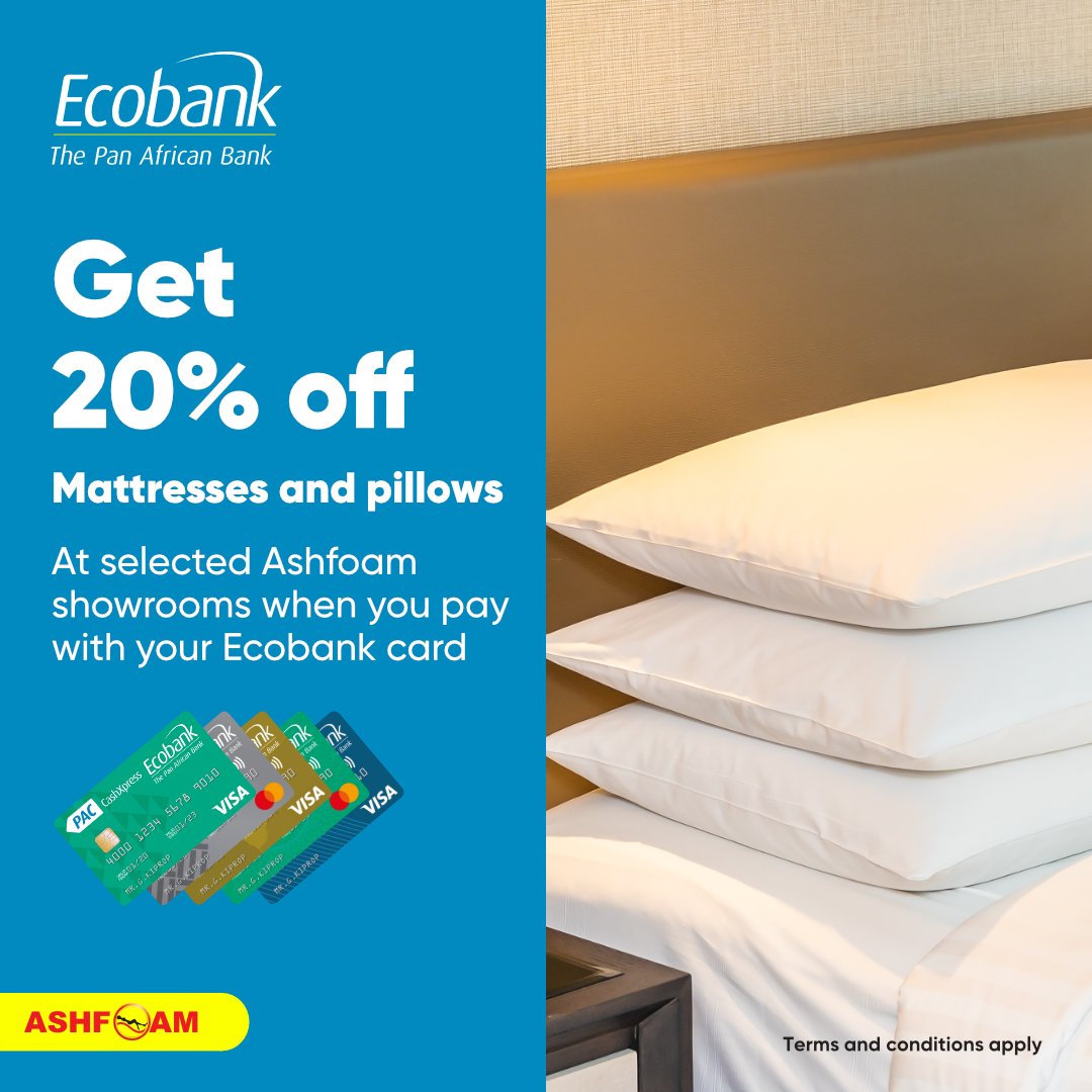 Ecobank Ghana PLC on Twitter "Upgrade your sleep experience with 