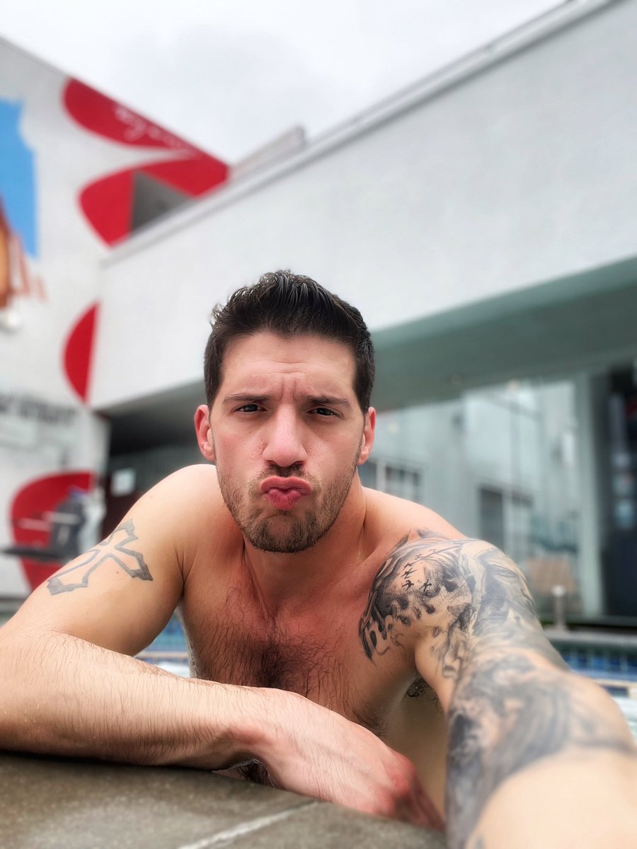 Ty Roderick on Twitter join me? Cloudy day but the hot tub is