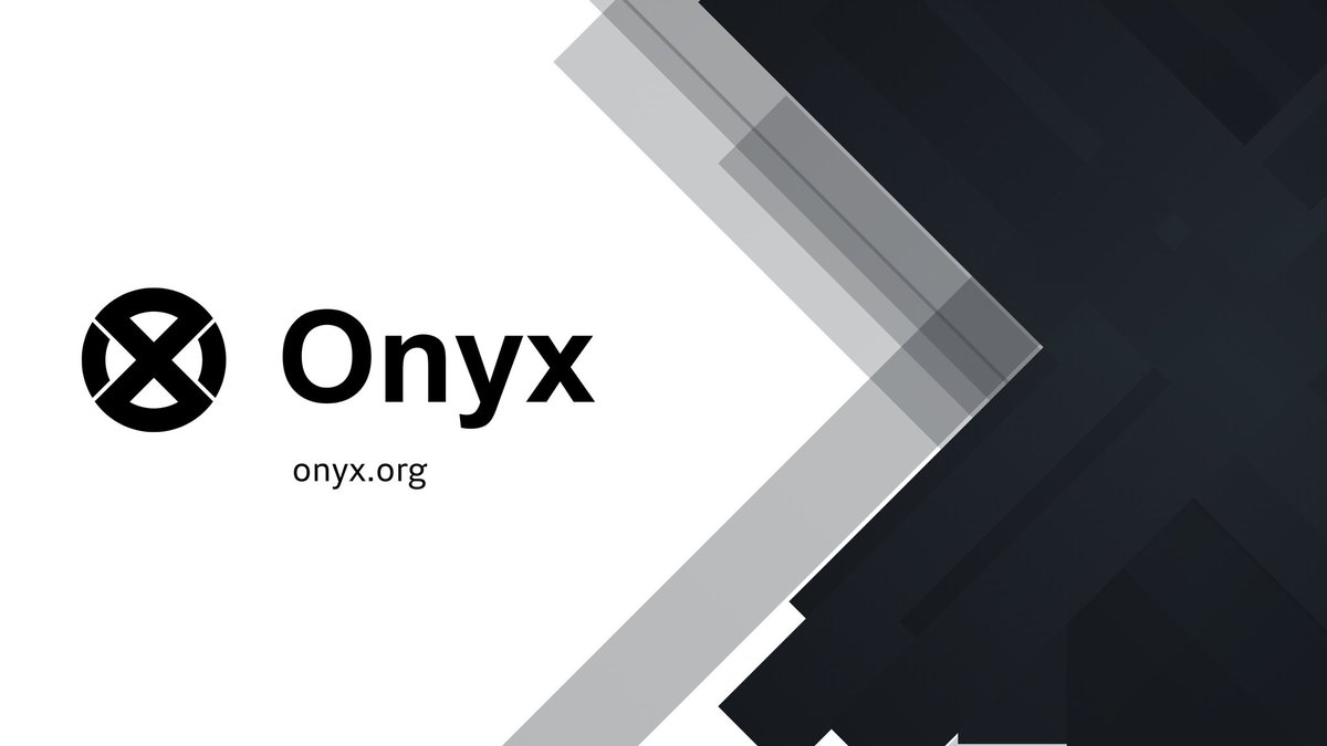 Onyx on Twitter: "The Onyx Protocol Whitepaper v2 has arrived! ⚡️ Onyx