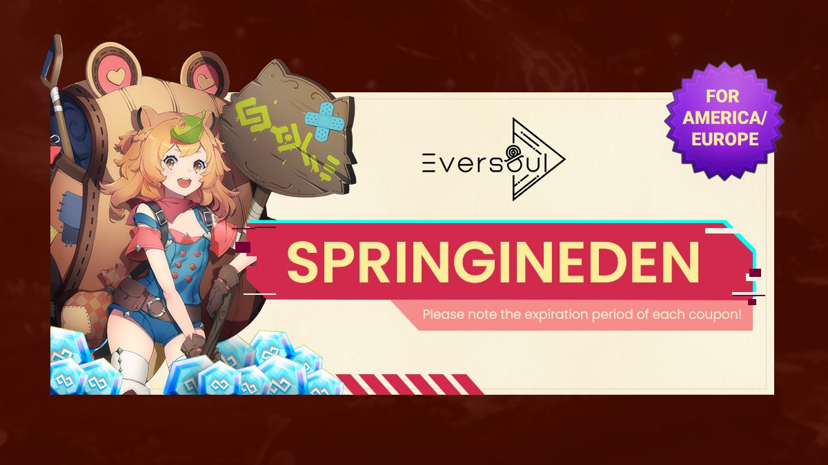 Eversoul on Twitter "📣 Saviors from all Eden! It's time to celebrate