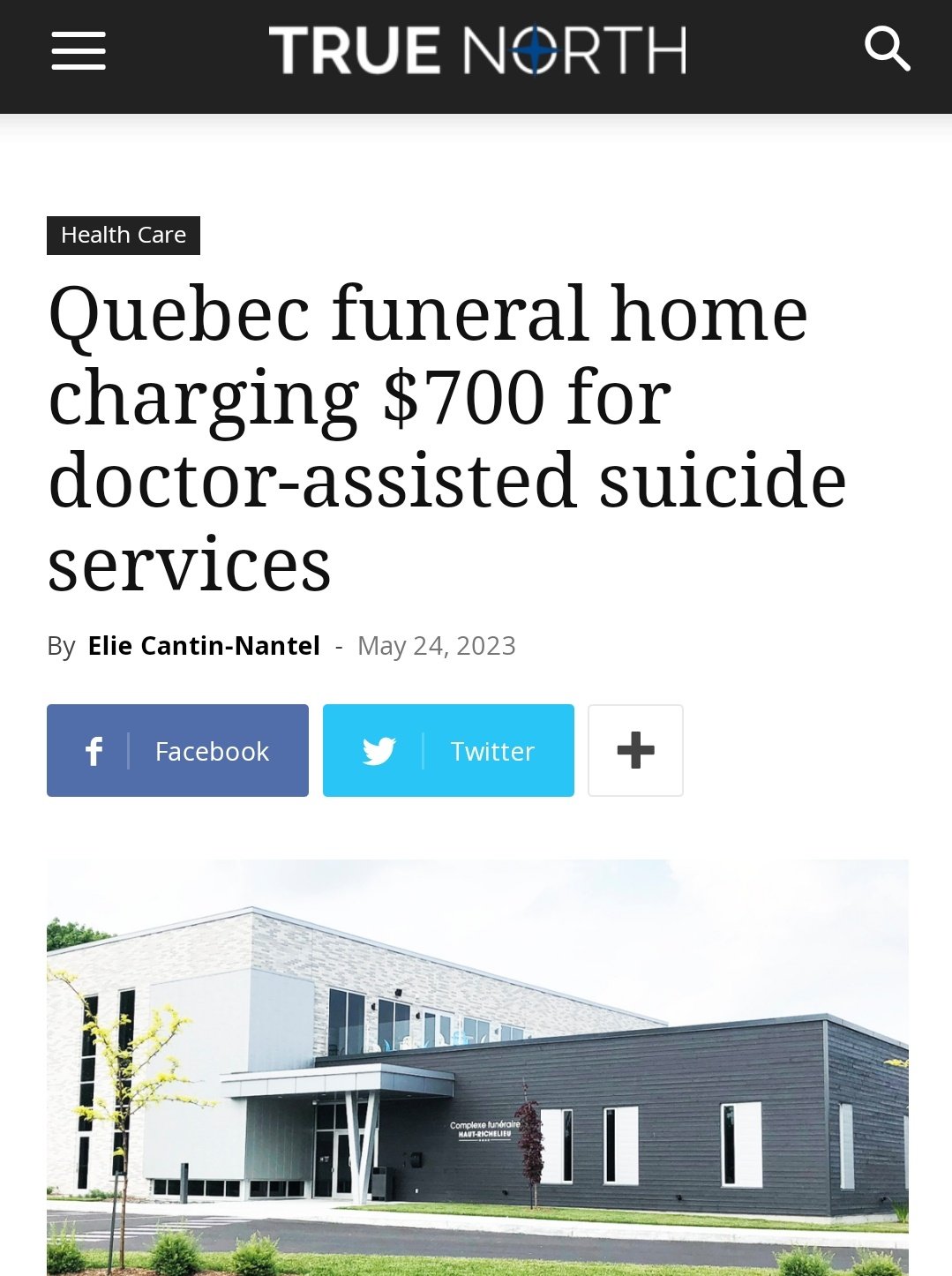 PETRIFIED COVID PARENT on Twitter "BREAKING Quebec funeral home