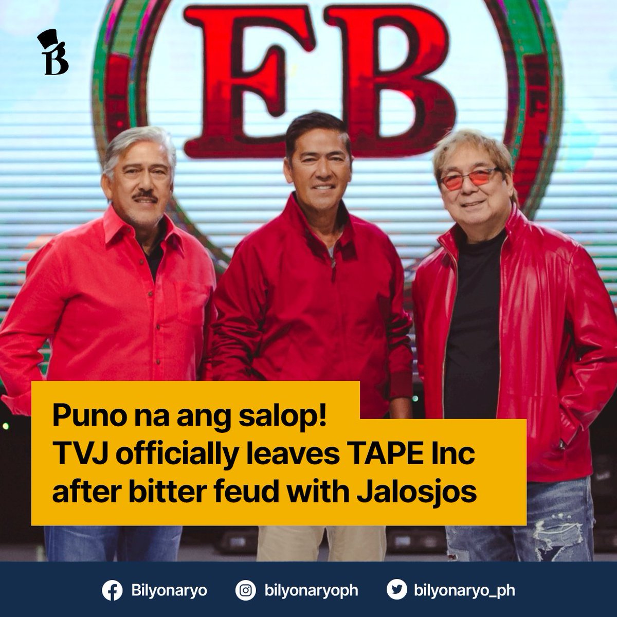 Bilyonaryo on Twitter "The disruption in the legendary show’s 43year