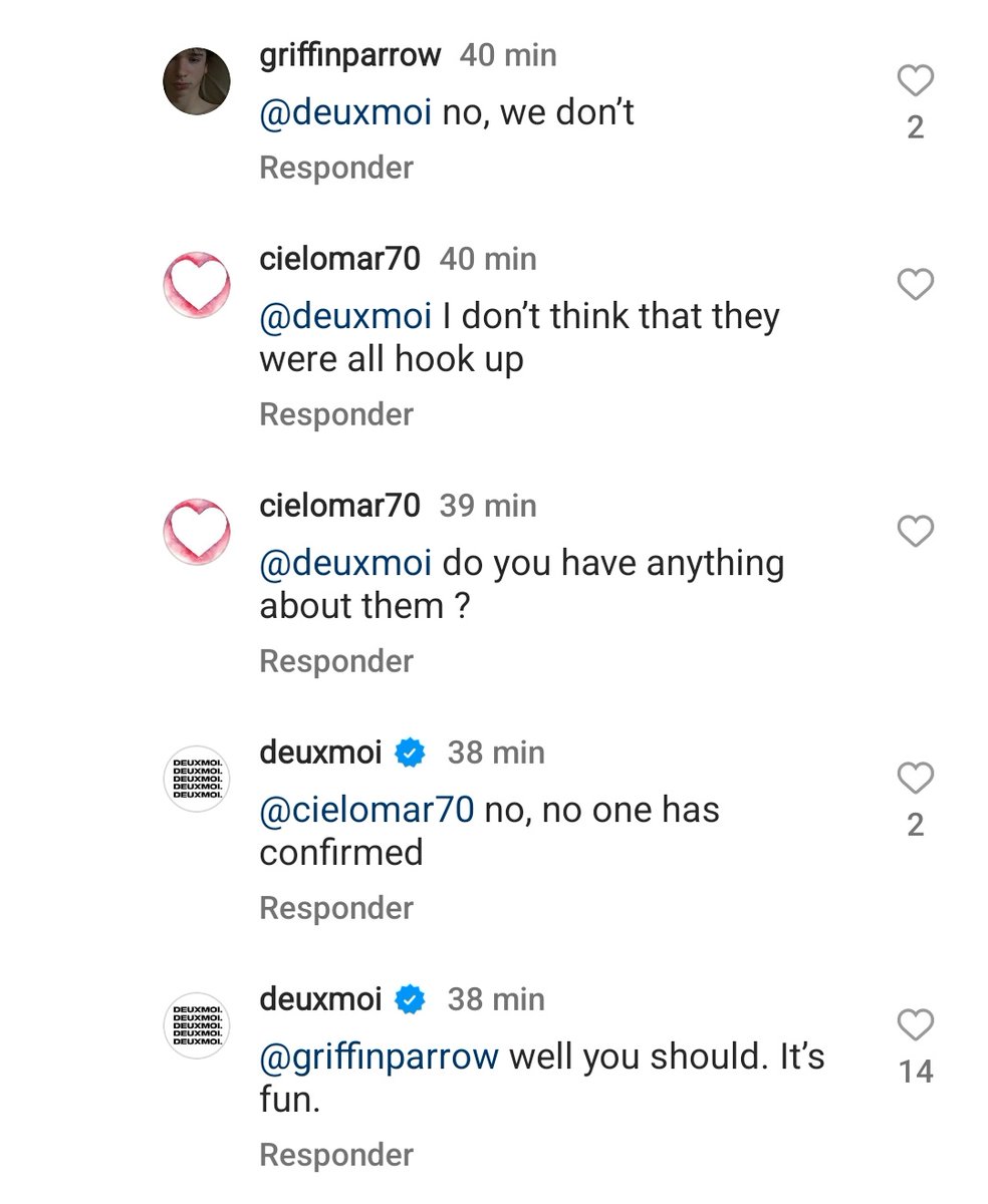 Portal Shawmila Brasil on Twitter "Deuxmoi respondeu uma pessoa no