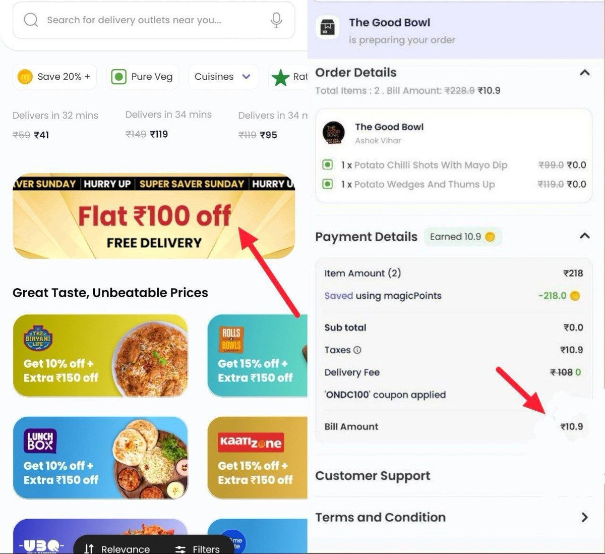 DealBee Deals on Twitter "RT DealBeeOfficial MagicPin Loot Food