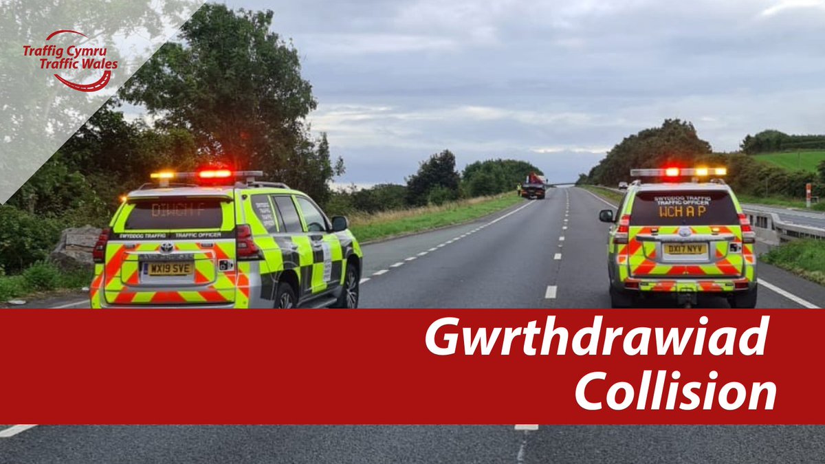 Traffic Wales South on Twitter "⚠️Warning⚠️ Collision on the A40