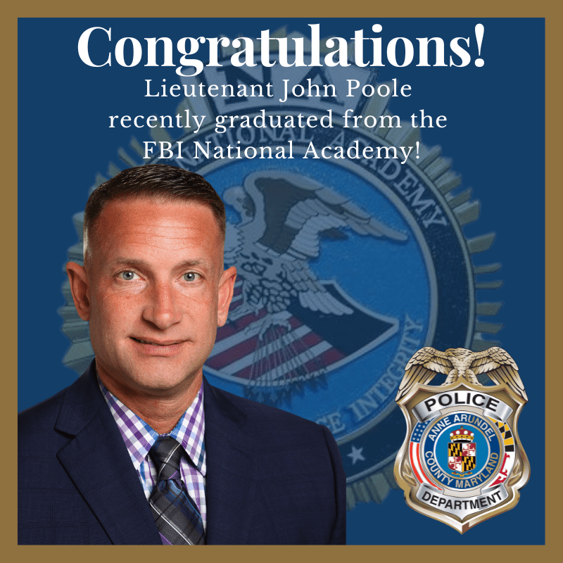 Anne Arundel County Police Department on Twitter "The FBI National