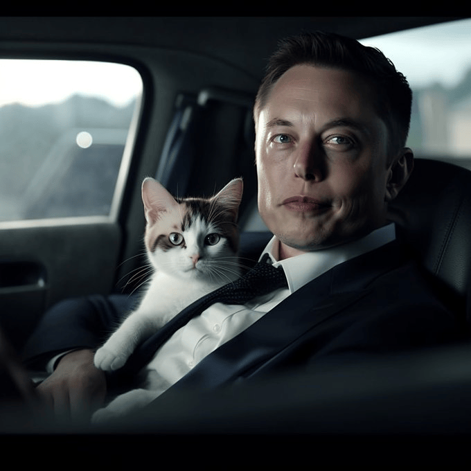 Tesla Synopsis on Twitter "Now I am convinced Elon likes Cats."